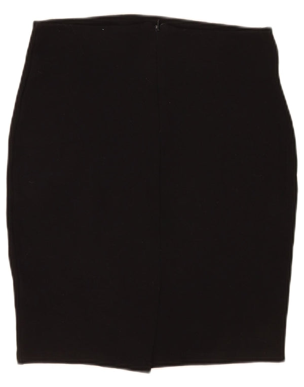 Zara Γυναικεία Pencil Φούστα Medium W28 Black Viscose