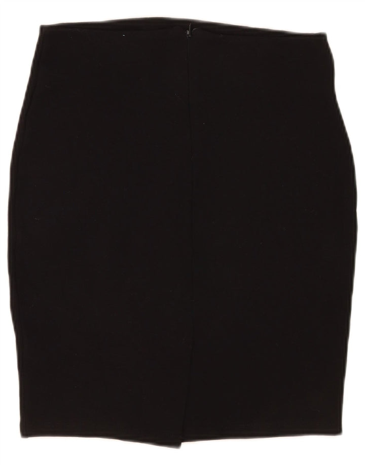 Zara Γυναικεία Pencil Φούστα Medium W28 Black Viscose
