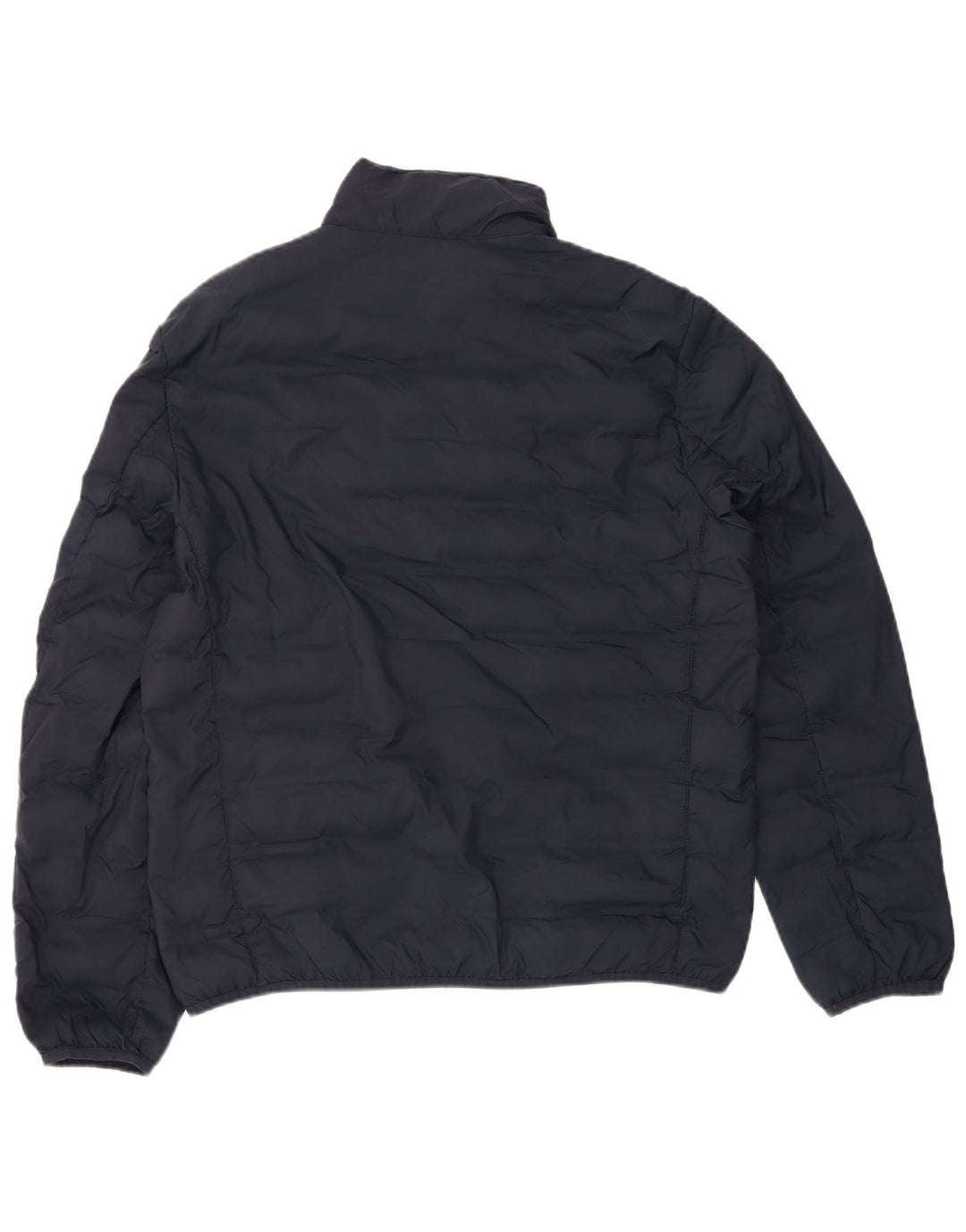 MICHAEL KORS Mens Padded Jacket UK 38 Medium Navy Blue Polyester