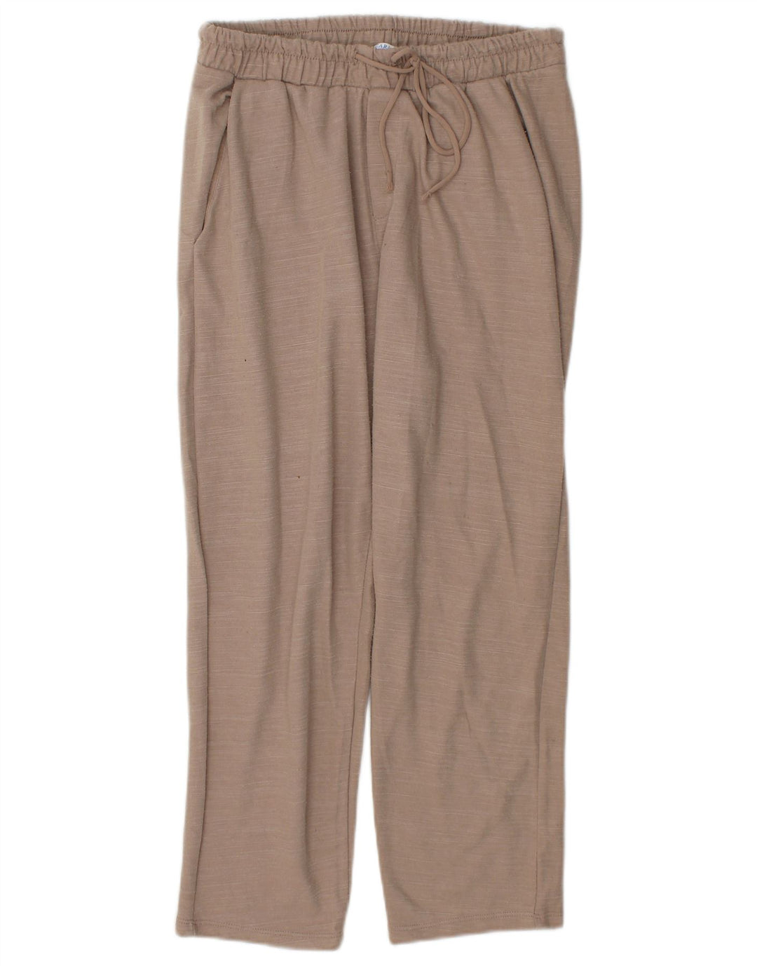 Zara Γυναικεία φόρμα παντελόνια Crop UK 12 Medium Beige