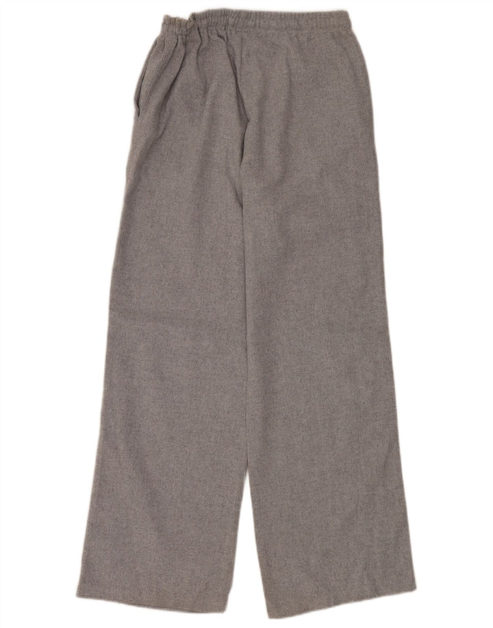 Zara Γυναικείο φαρδύ παντελόνι Casual Medium W28 L30 Γκρι Πολυεστέρας