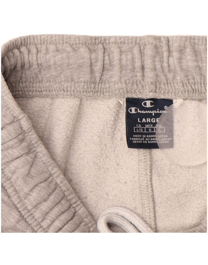 CHAMPION Γραφική αθλητική φόρμα Παντελόνι Joggers Large Grey
