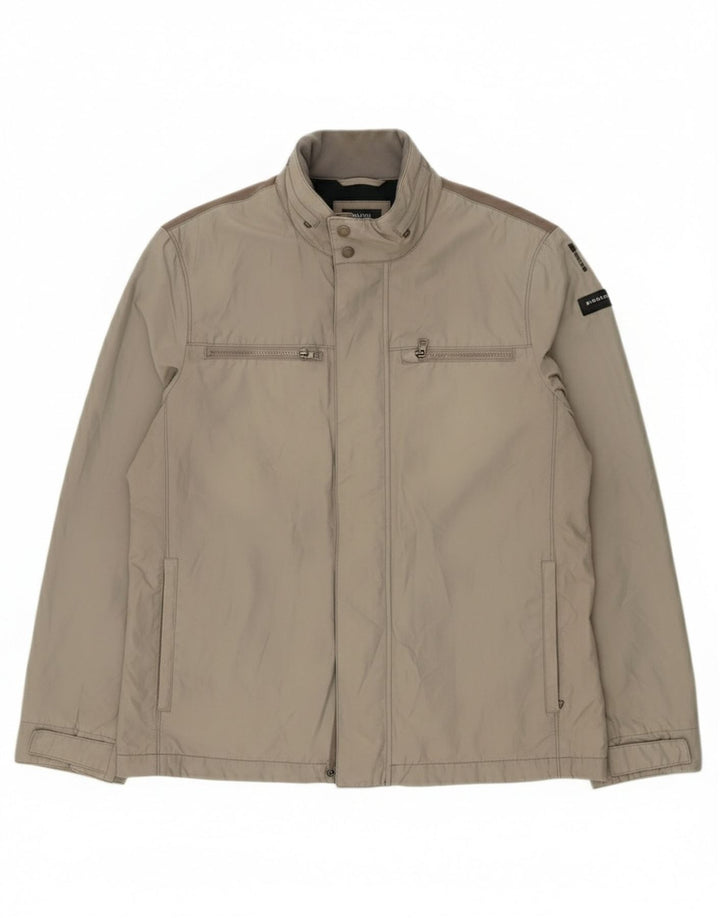 Ανδρικό μπουφάν Geox Bomber UK 44 2XL Γκρι βαμβακερό