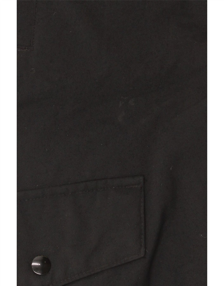 Ανδρικό μπουφάν Parka με κουκούλα Adidas UK 36 Small Black Nylon