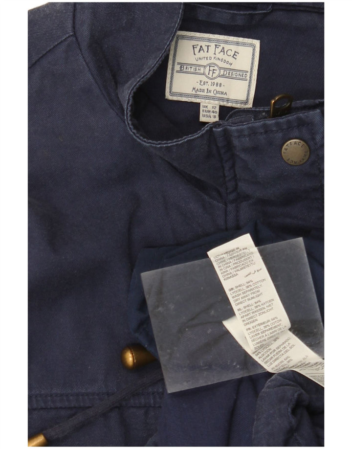 Γυναικείο Στρατιωτικό Μπουφάν FAT FACE UK 12 Medum Navy Blue Lyocell