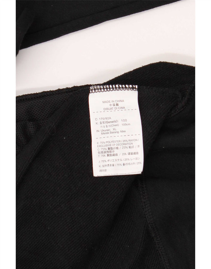 Ανδρικό γραφικό φούτερ Nike Dri Fit Jumper XL Μαύρο πολυεστέρα