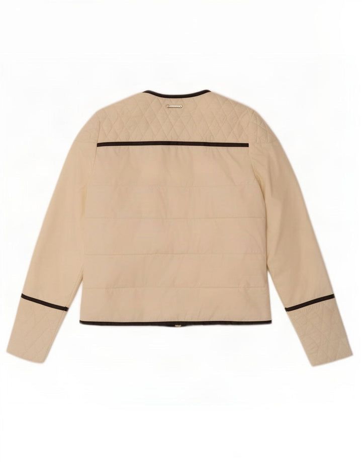 Simona Barbieri Γυναικείο Καπιτονέ μπουφάν UK 6 XS Off White Polyester