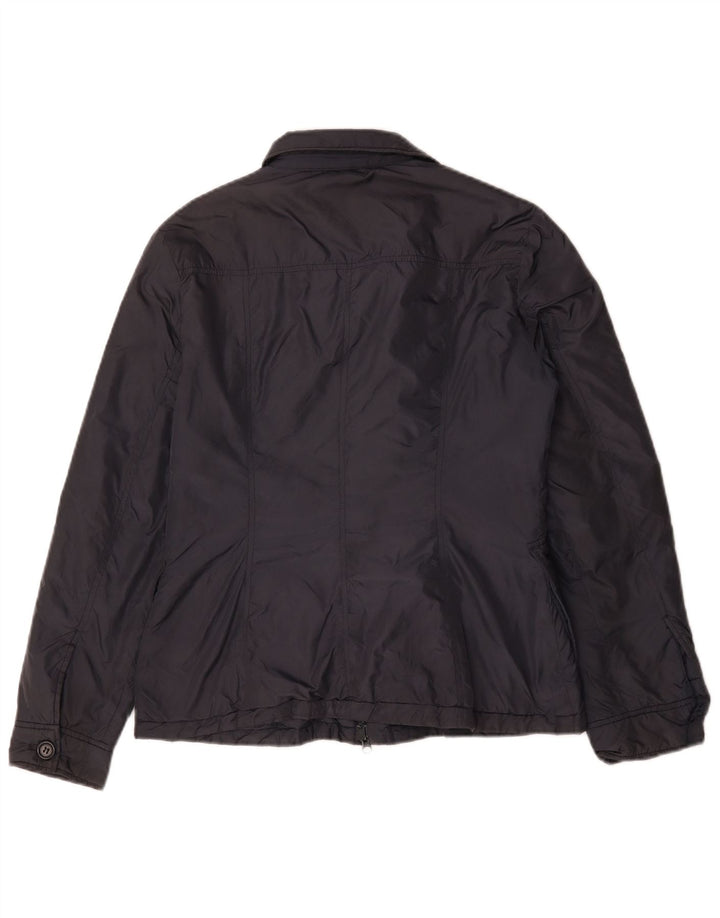 Aspesi Mens Utility Jacket UK 38 Medium Navy Blue Polyamide