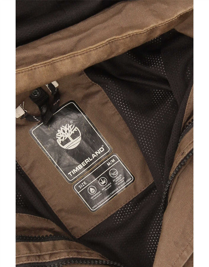 Ανδρικό μπουφάν βροχής με κουκούλα Timberland UK 38 Μεσαίο καφέ