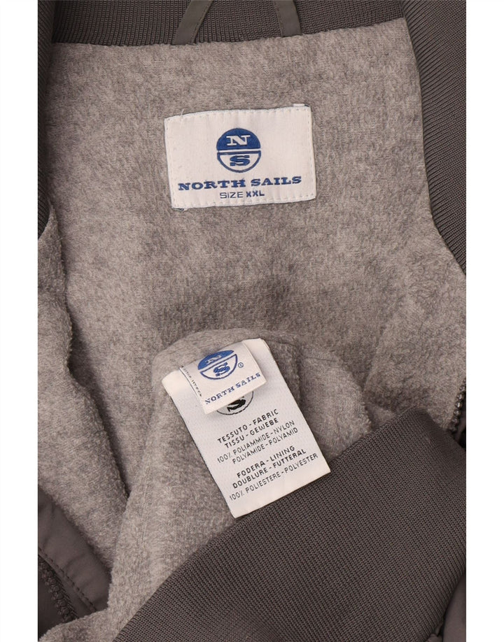 Ανδρικό μπουφάν North Sails Bomber UK 44 2XL Grey Polyamide