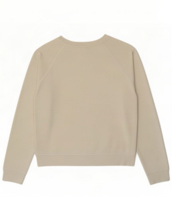 Levi's Womens Graphic Sweatshirt Jumper UK 14 Medium White Cotton