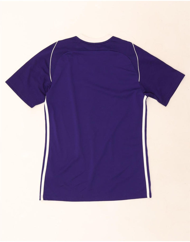 Adidas Ανδρικό T-Shirt Climacool Top Small Purple Polyester