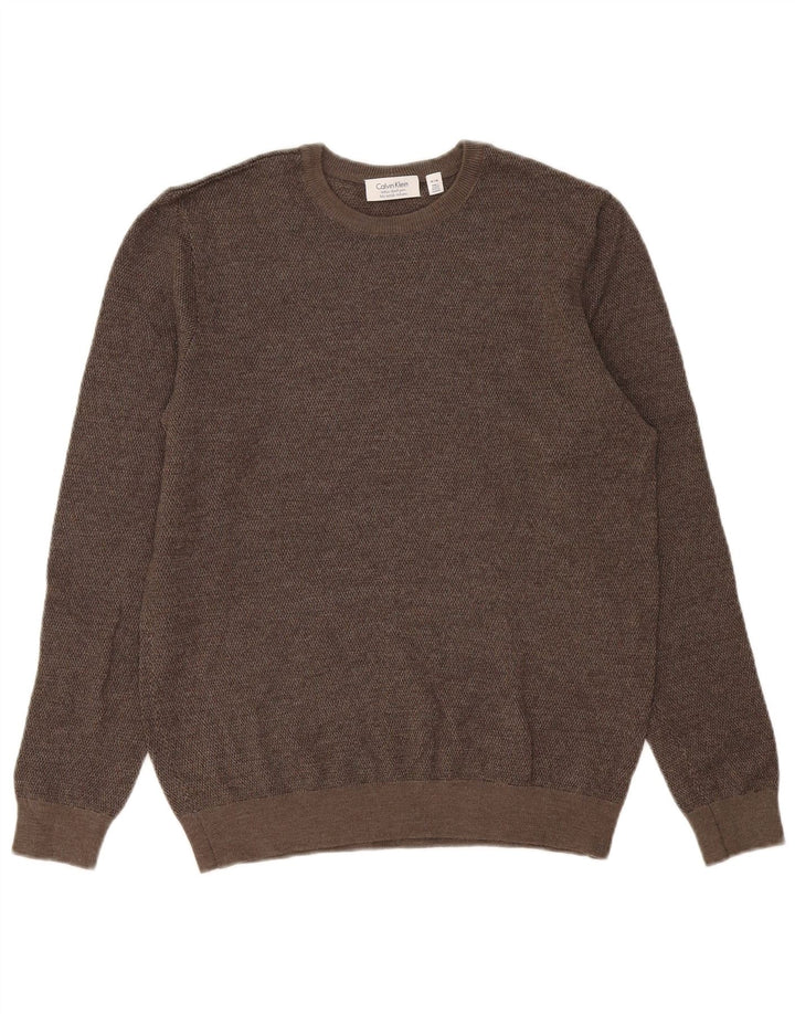 Ανδρικό πουλόβερ Calvin Klein Crew Neck Jumper Medium Grey