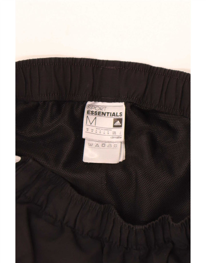 Ανδρικό σορτς Adidas Climalite από μεσαίο μαύρο πολυεστέρα