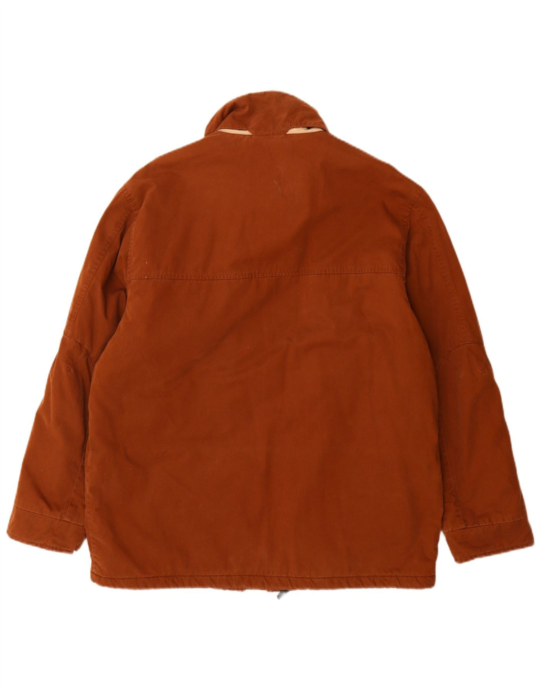 Navigare Mens Utility Jacket UK 38 Βαμβακερό μεσαίο καφέ