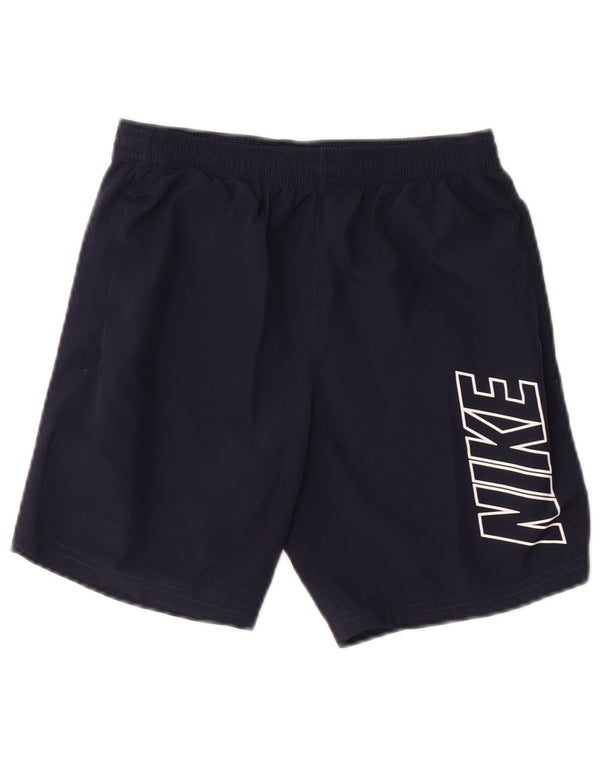 Γραφικό αθλητικό σορτς Nike Boys Dri Fit 10-11 ετών, μεσαίο ναυτικό μπλε
