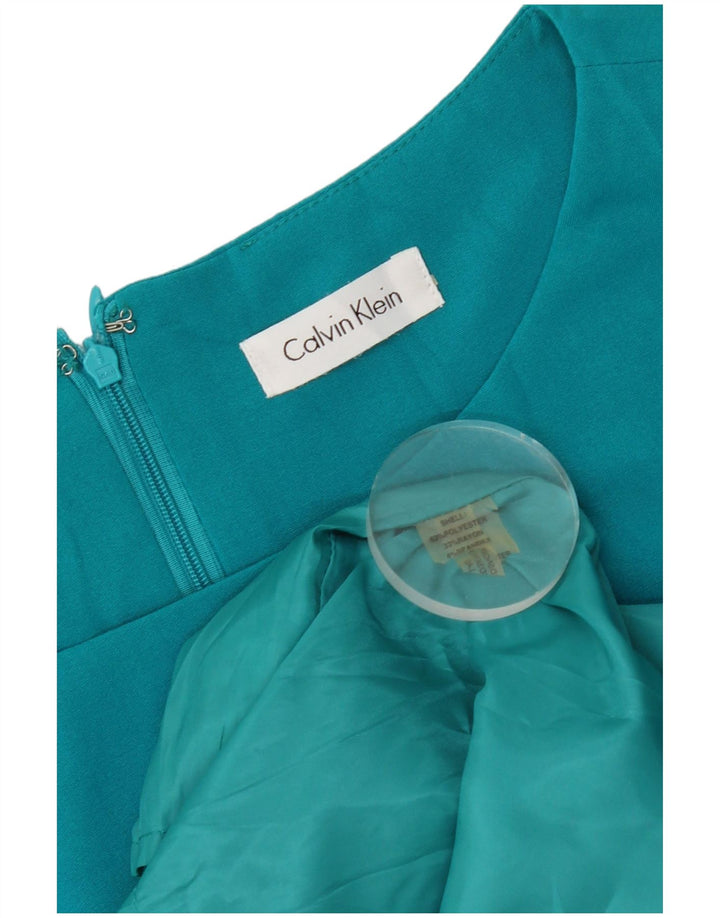 Γυναικείο αμάνικο φόρεμα Calvin Klein UK 16 Large Blue Polyester