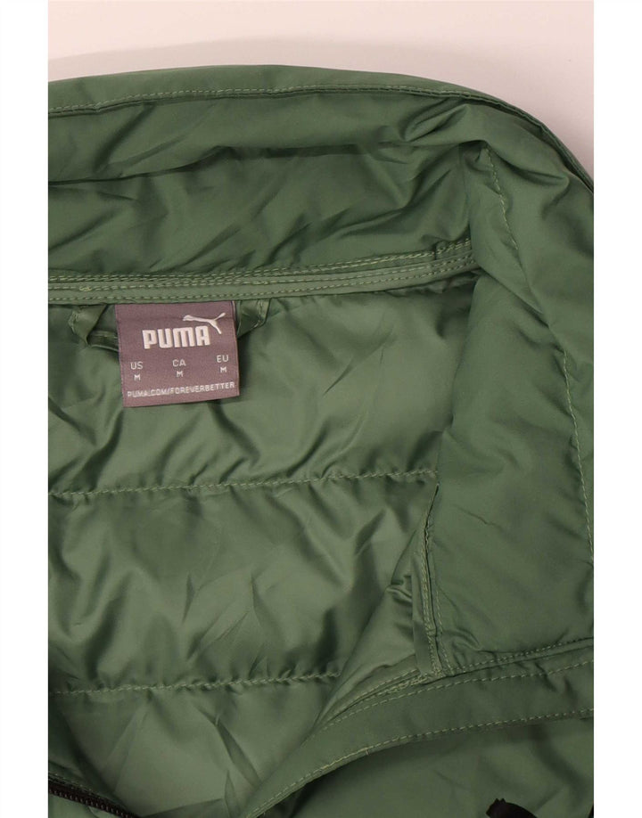 Ανδρικό μπουφάν Puma με επένδυση UK 38 Μεσαίου πράσινου χρώματος πολυεστέρας