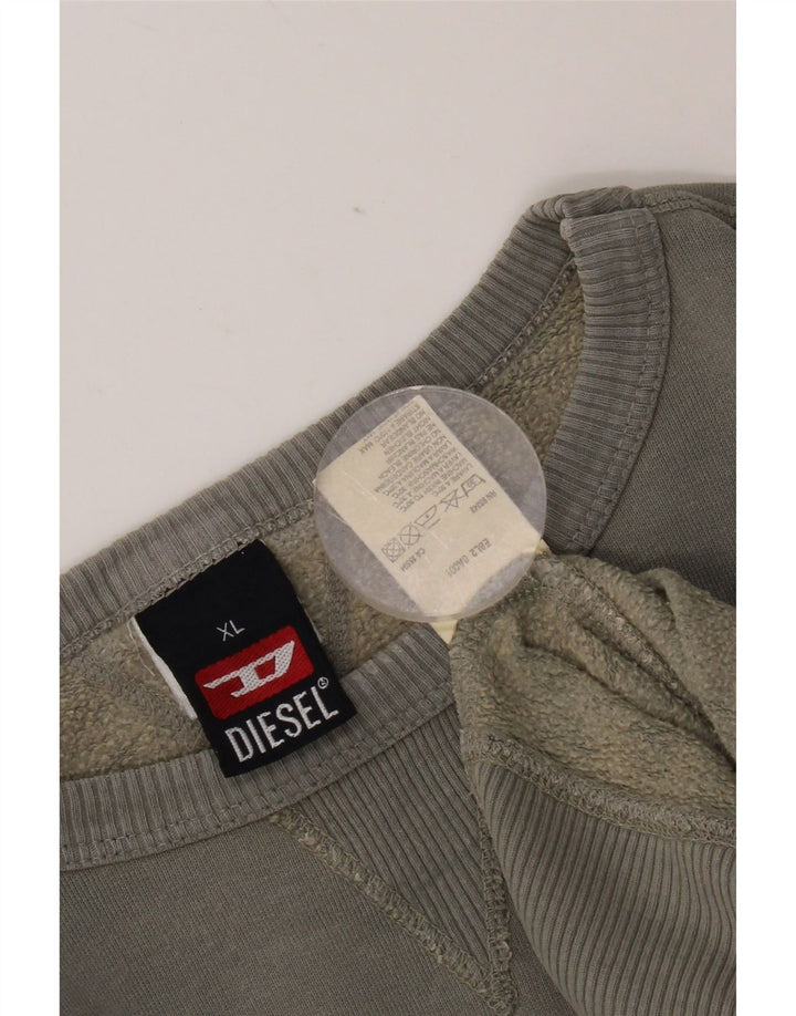 Ανδρικό γραφικό φούτερ Diesel Jumper XL Grey