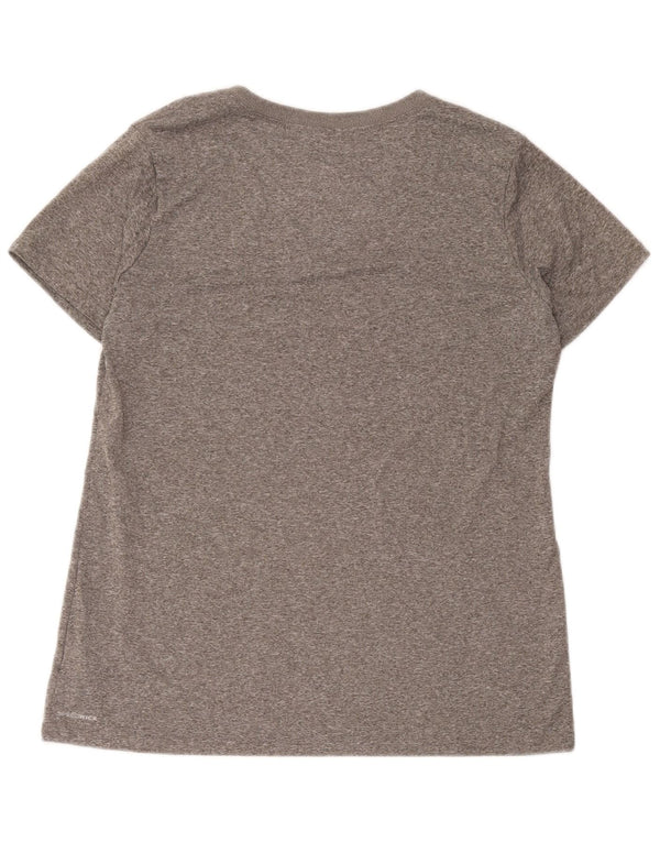 Reebok Γυναικείο T-Shirt Top UK 16 Large Grey Polyester