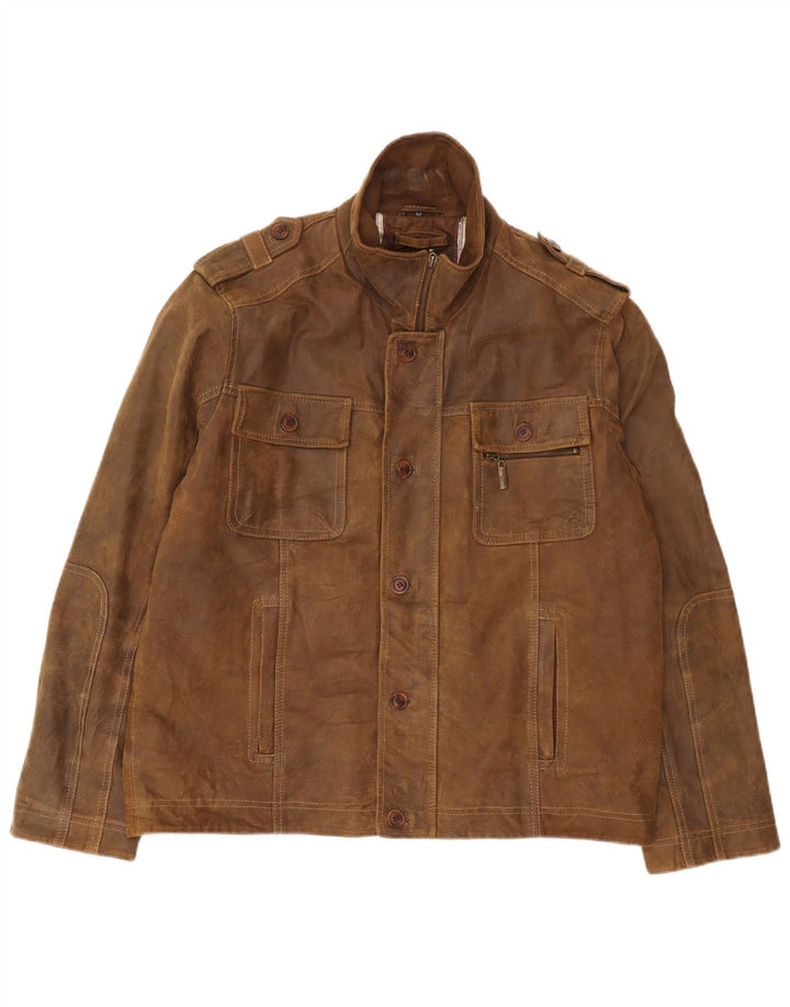 Engbers Ανδρικό Σουέντ Μπουφάν IT 52 XL Καφέ Δερμάτινο