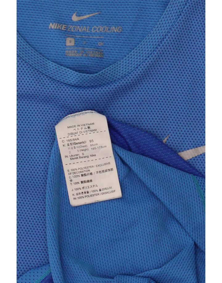 Ανδρικό T-Shirt Nike Μπλουζάκι από μικρό μπλε πολυεστέρα