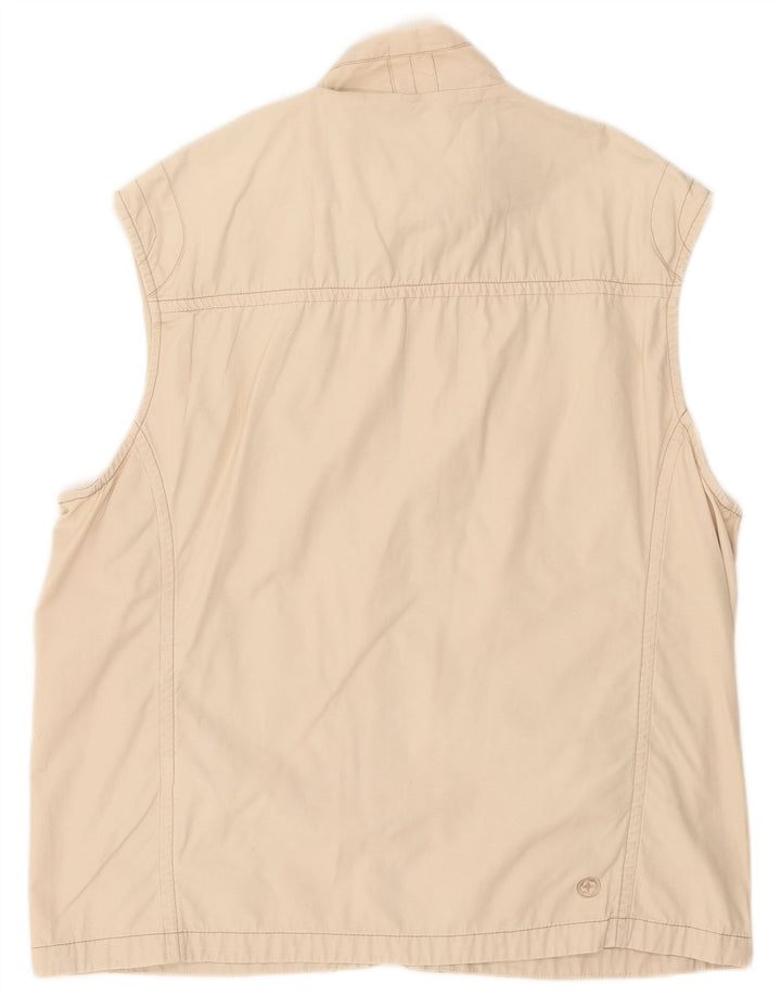 Colmar Mens Utility Gilet UK 42 XL Beige Cotton
