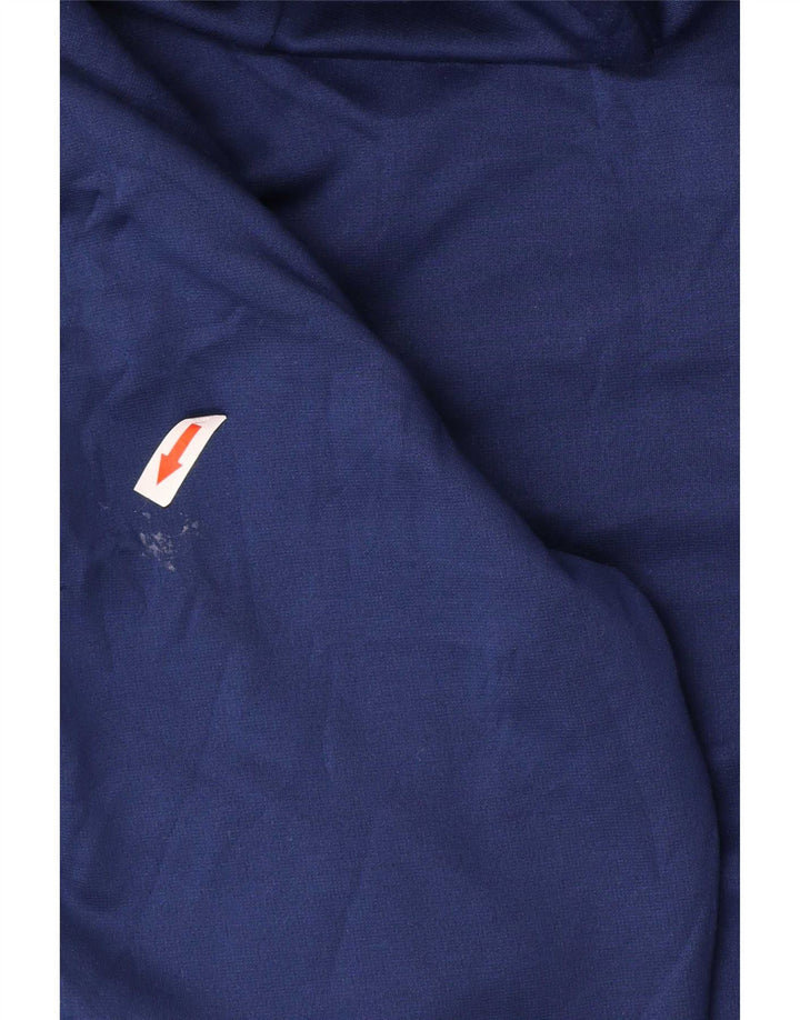 Ανδρικό πουλόβερ με κουκούλα με φερμουάρ Nike Dri Fit Μικρό μπλε ναυτικό πολυεστέρα