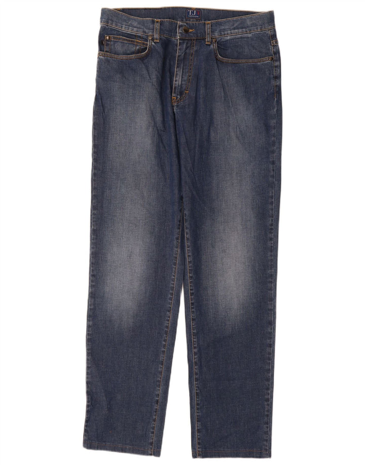 Γυναικείο τζιν Trussardi ίσιο W35 L32 Μπλε βαμβακερό