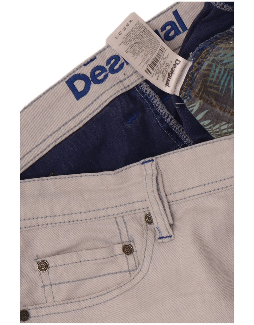 Ανδρικό Slim Jeans Desigual W36 L33 Μπλε βαμβακερό