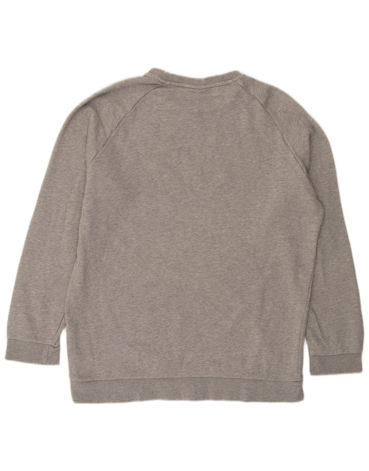Ανδρικό φούτερ Adidas Jumper με μεγάλο γκρι βαμβακερό φούτερ