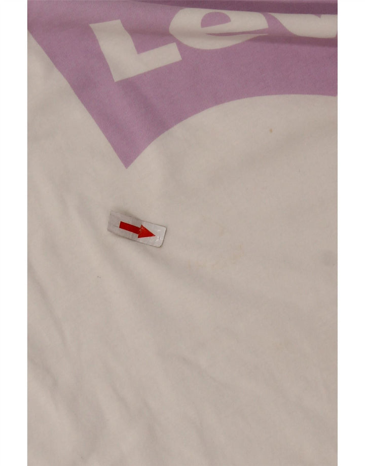 Γυναικείο γραφικό T-Shirt LEVI'S Top UK 10 Small White