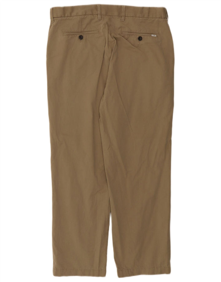 Marks & Spencer Ανδρικό παντελόνι Chino Regular W34 L29 Χακί βαμβακερό
