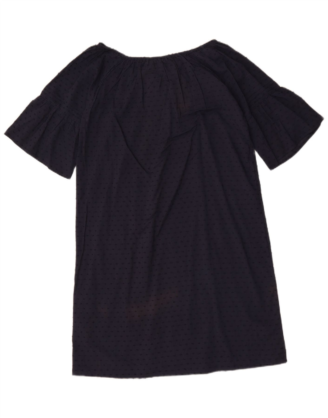 Crew Clothing Γυναικείο φόρεμα Shift UK 12 Medium Navy Blue Spotted