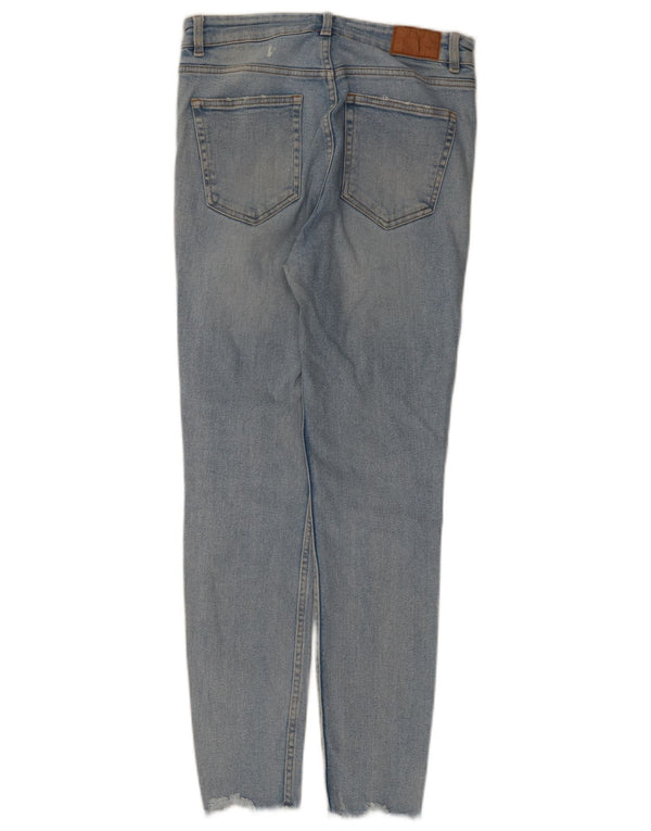 Zara Womens Distressed Skinny Jeans EU 40 Medium W30 L27 Blue
