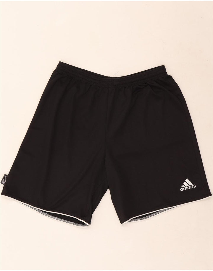 Ανδρικό σορτς Adidas Climalite Sport μεγάλο μαύρο πολυεστέρα