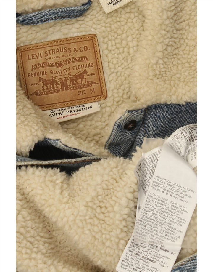 Levi's Γυναικείο Τζιν Σέρπα Μπουφάν UK 38 Μεσαίο Μπλε Βαμβακερό