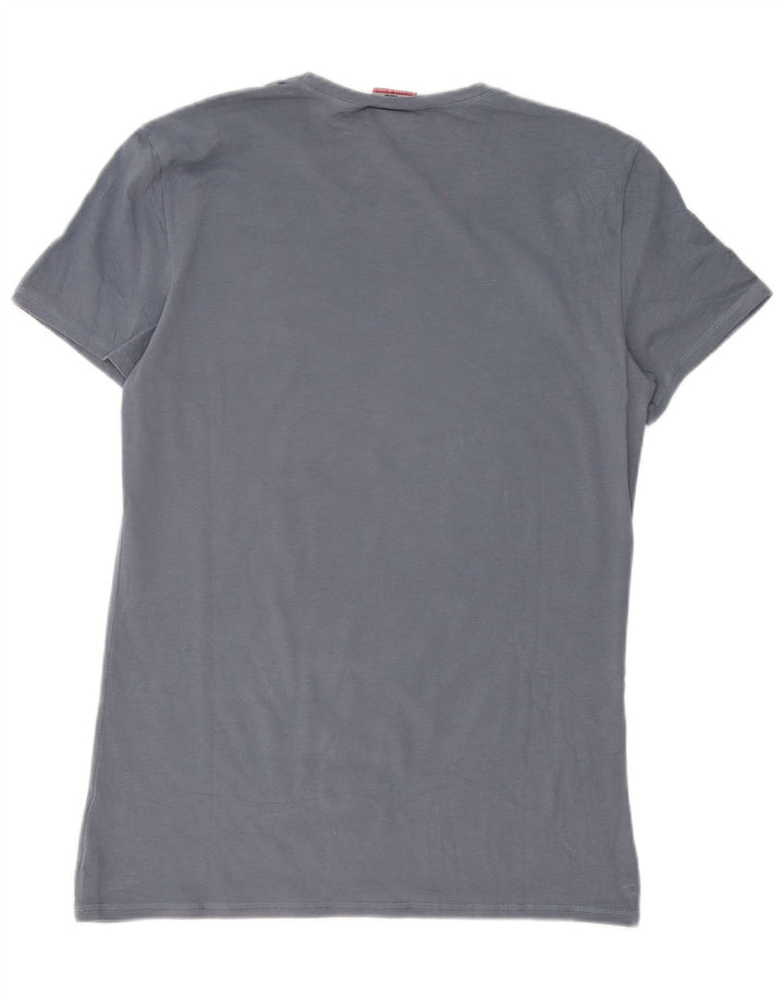 Ανδρικό T-Shirt Fila Top μεγάλο μπλε βαμβακερό