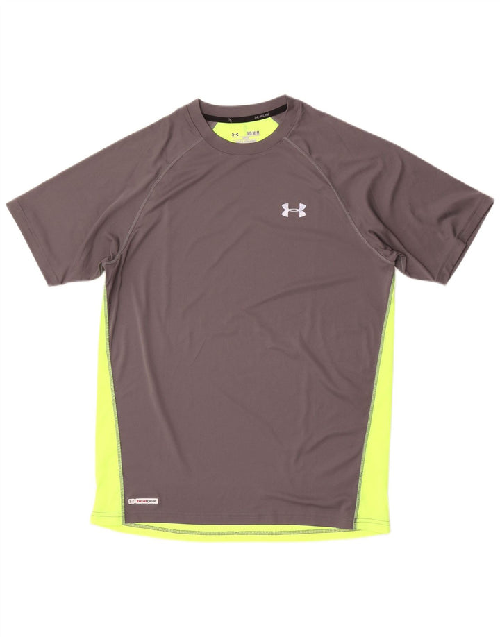 Ανδρικό μπλουζάκι Under Armour Heat Gear Top Medium Grey Colourblock