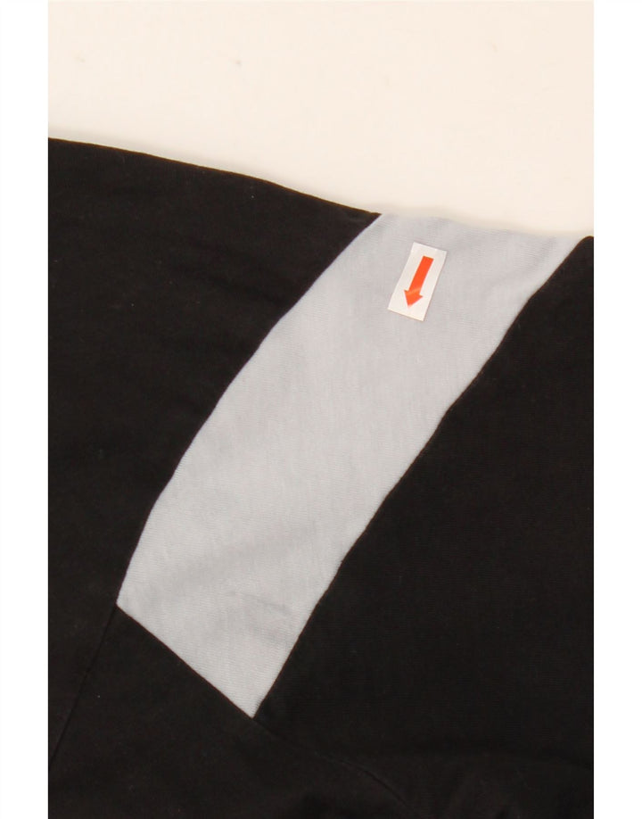 Ανδρικό T-Shirt Puma Top Large Black Colourblock Βαμβακερό