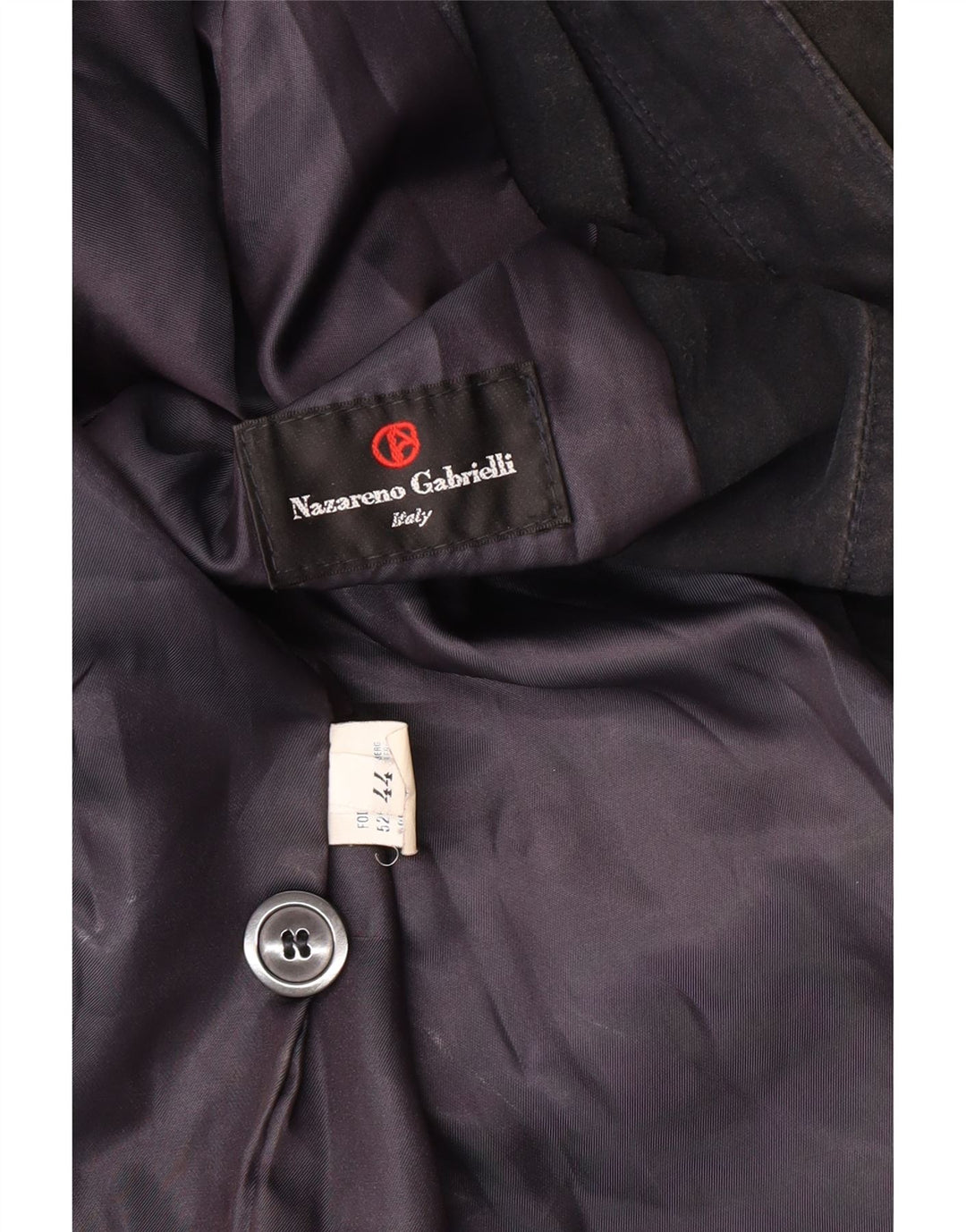 Nazareno Gabrielli Γυναικείο Suede Jacket IT 44 Medium Navy Blue