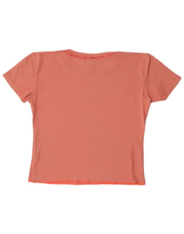 Diesel Γυναικείο T-Shirt T-Shirt Top UK 18 XL Pink Cotton