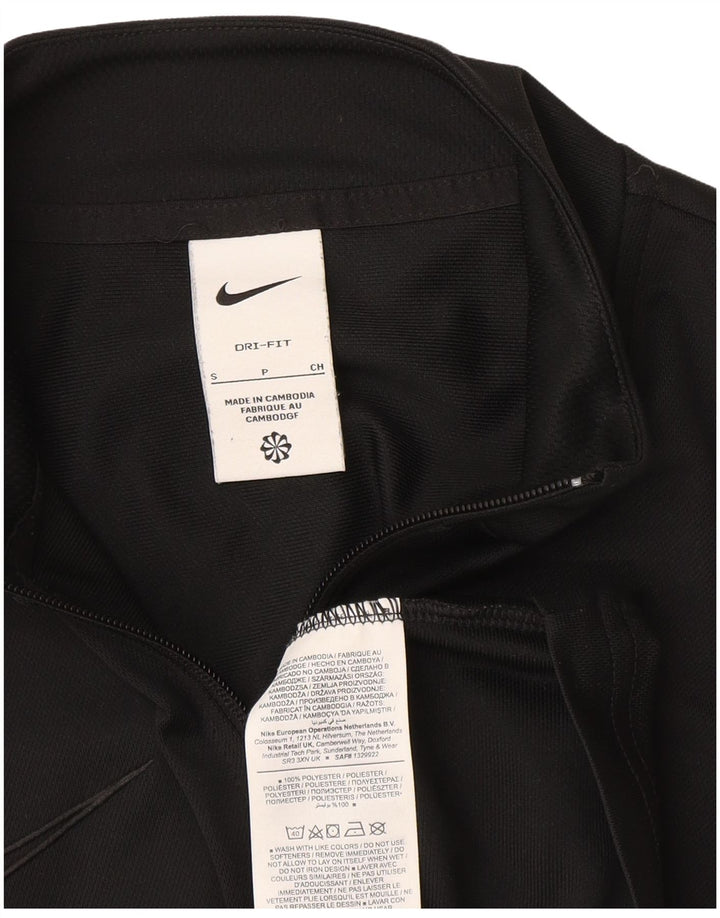 Μπουφάν Nike Mens Dri Fit αθλητική φόρμα, μικρό μαύρο πολυεστέρα