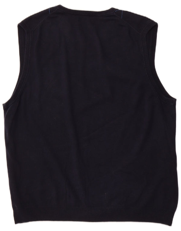 CHAPS Ανδρικό γιλέκο Tank Top XL Navy Blue Argyle/Diamond Cotton