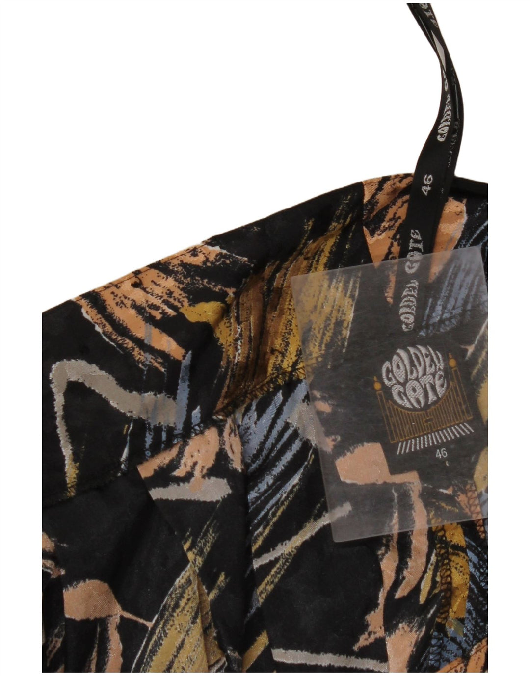 GOLDEN GATE Γυναικείο ψηλόμεσο παντελόνι EU 46 XL W34 L20 μαύρο