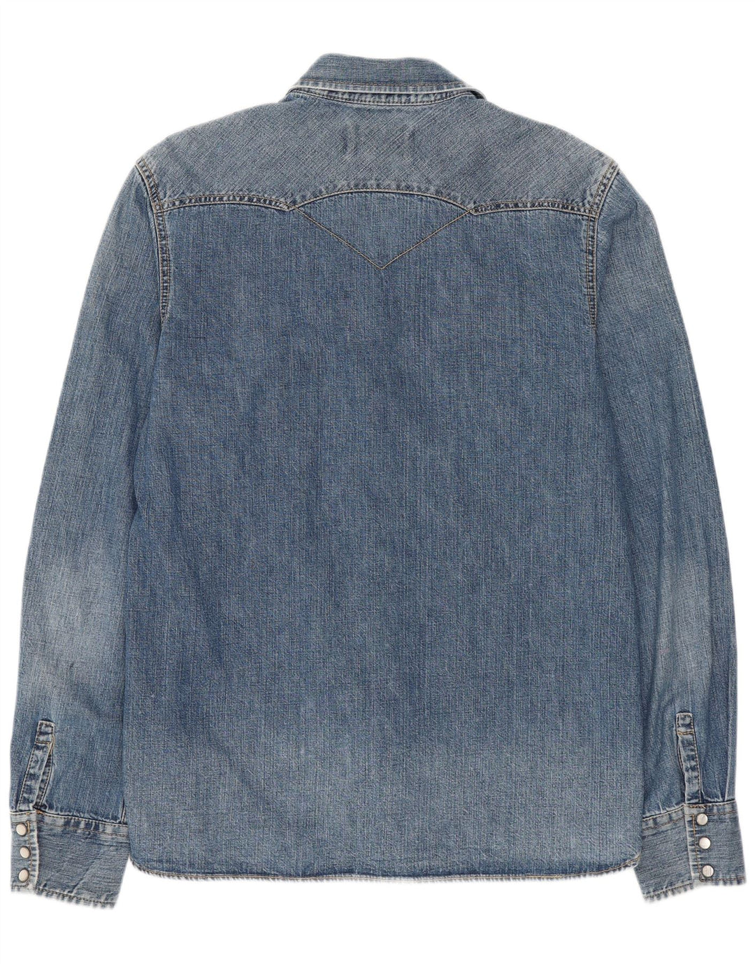 Ανδρικό τζιν πουκάμισο Levi's μεσαίο μπλε βαμβακερό