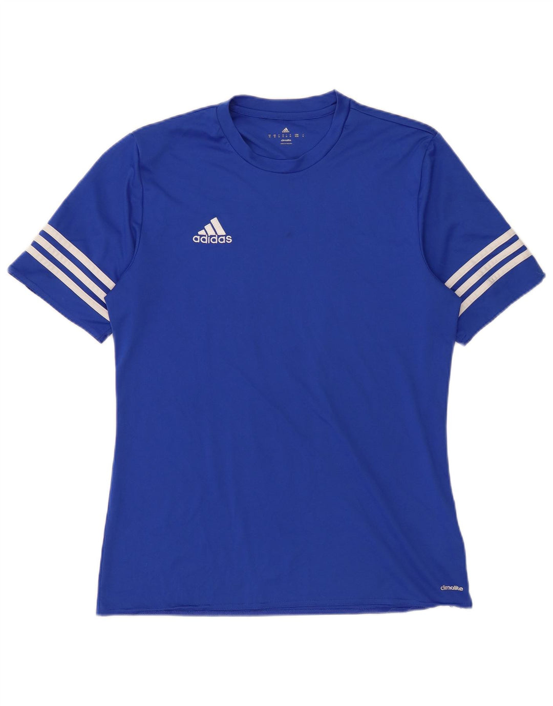 Ανδρικό T-Shirt Climalite Adidas Top Medium Blue Polyester