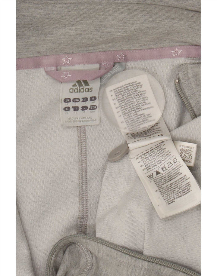 Γυναικεία αθλητική φόρμα Adidas Top Jacket UK 10 Small Grey Cotton