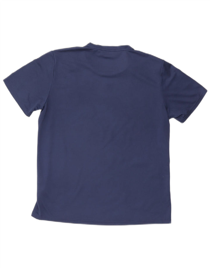 Ανδρικό T-Shirt Adidas Climacool Top Medium Navy Blue Camouflage Polyester