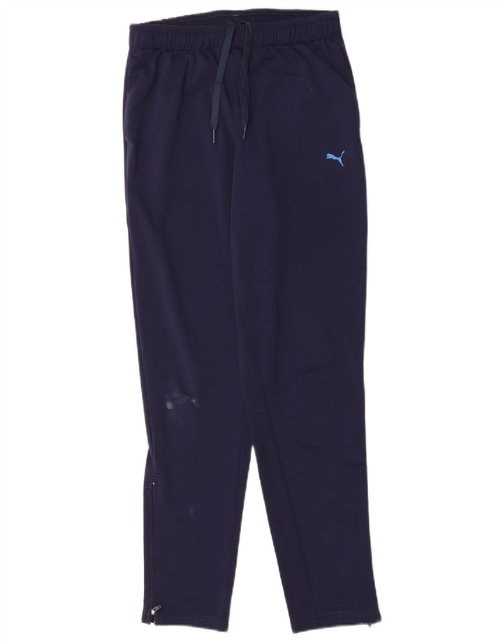 Puma Boys αθλητική φόρμα παντελόνι 13-14 ετών Navy Blue Polyester